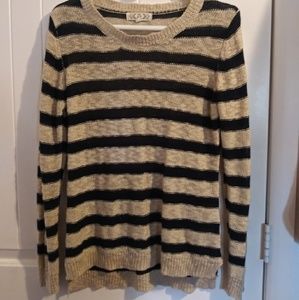 Pink Rose Crochet Sweater